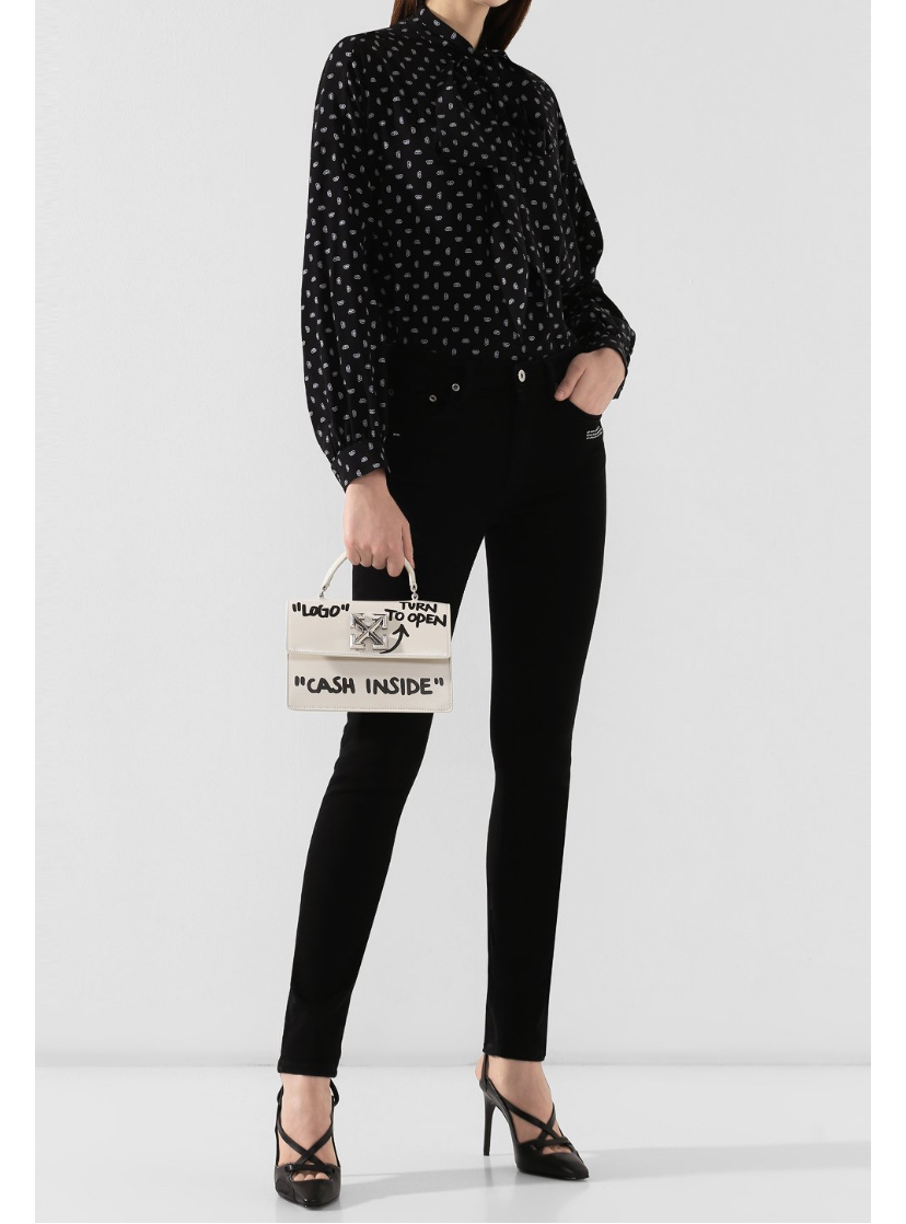 Сумка Off white Jitney Белая N