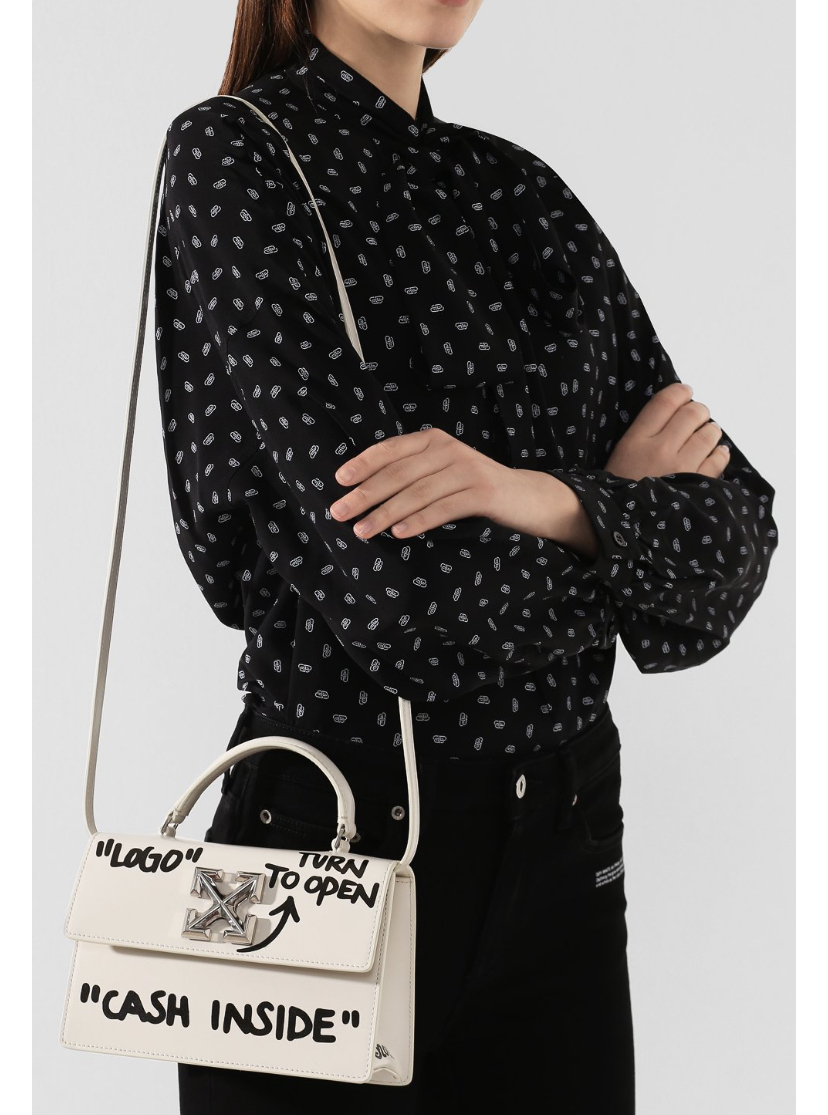 Сумка Off white Jitney Белая N