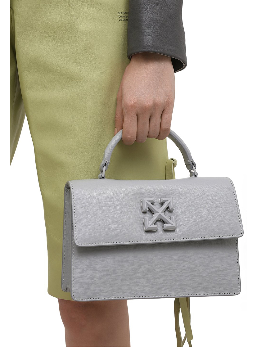 Сумка Off white Jitney Серая N