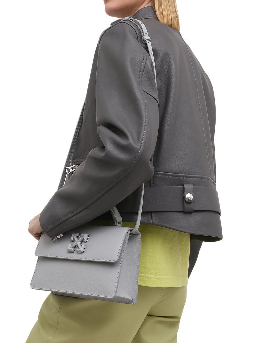 Сумка Off white Jitney Серая N