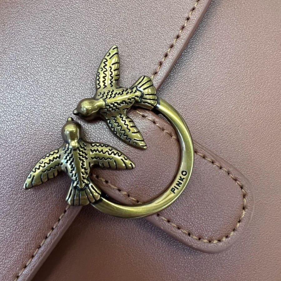 Сумка Pinko Mini Love Bag Saddle Simply Коричневая N