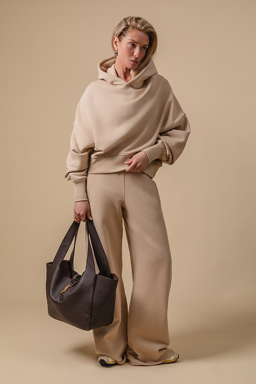 Сумка Saint Laurent Le Темно коричневая N