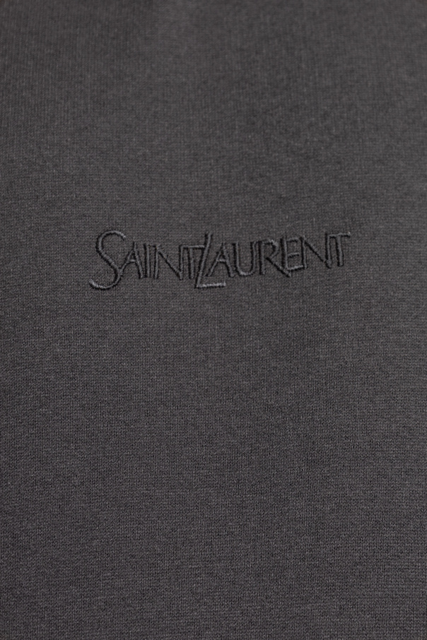 Толстовка Saint Laurent Темно серая M