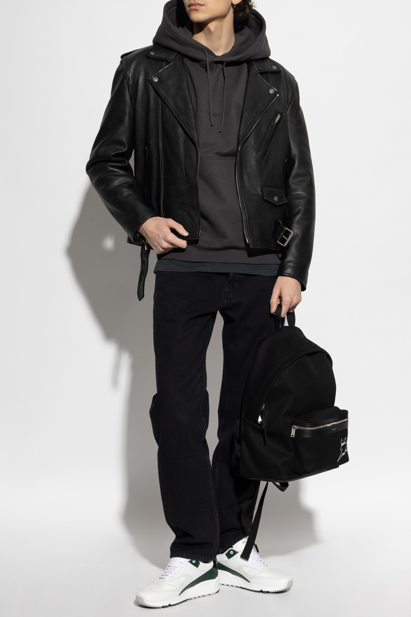 Толстовка Saint Laurent Темно серая M