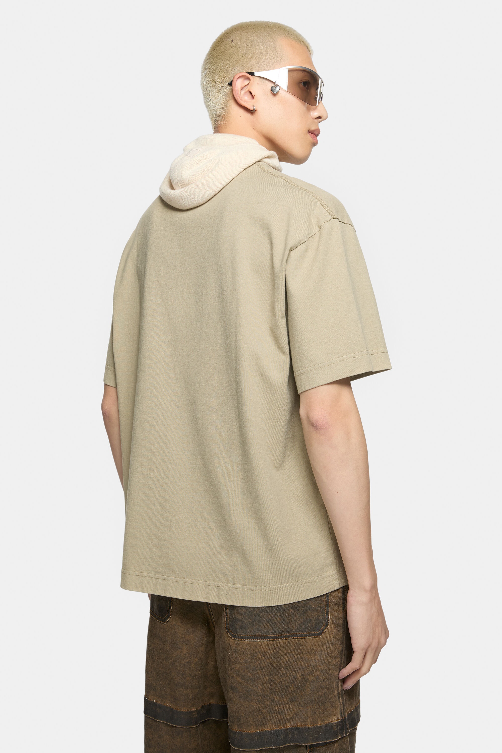 Футболка Acne Studios Acne Studios Коричнево бежевая F