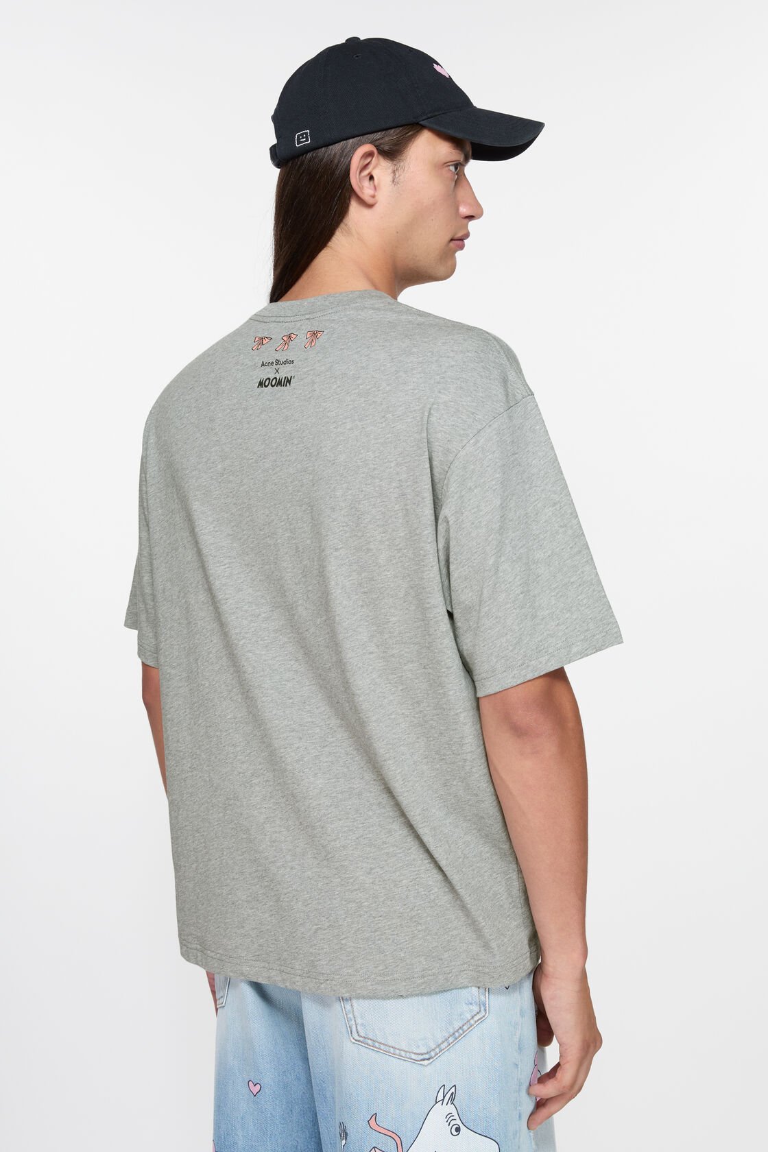 Футболка Acne Studios X Moomin Серая M