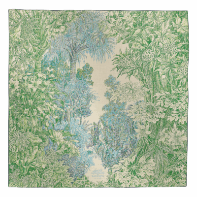 Шарф Hermes All Зеленый F