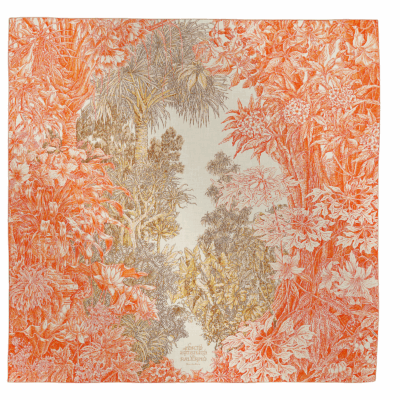 Шарф Hermes All Оранжевый F