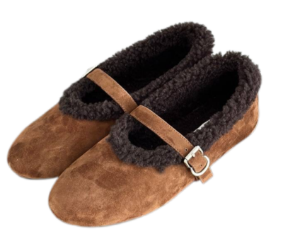 Балетки Alaia Коричневые F