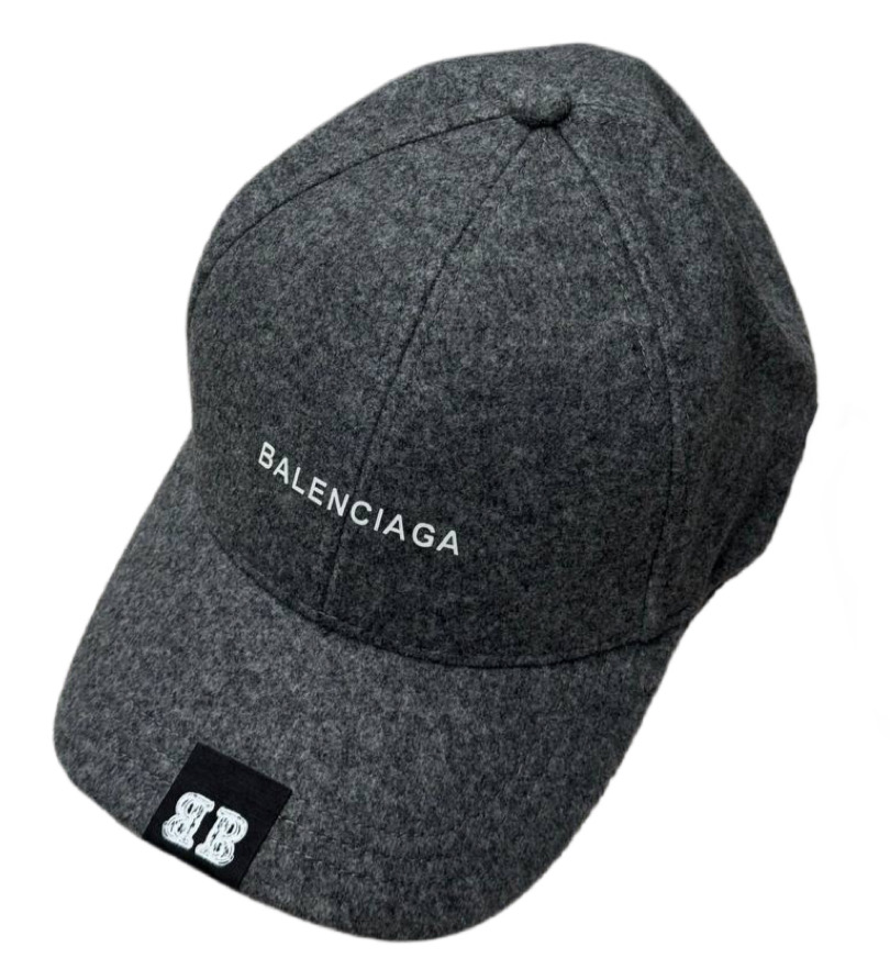 Бейсболка Balenciaga V Серая F