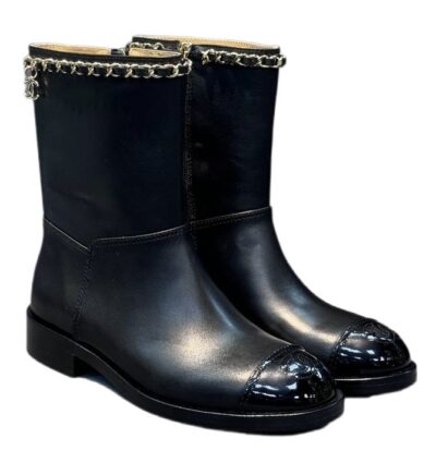 Ботинки Chanel Article Style Черные F