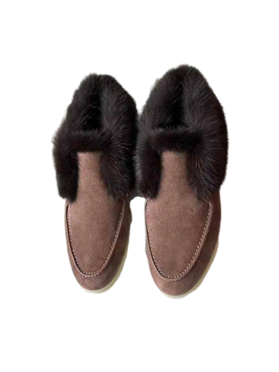 Ботинки Loro Piana Open Walk Коричневые F