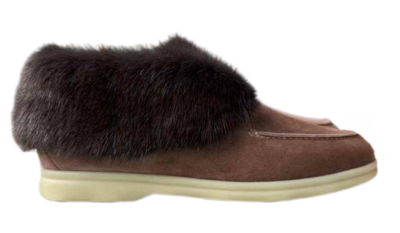 Ботинки Loro Piana Open Walk Коричневые F