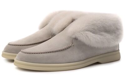 Ботинки Loro Piana Open Walk Кремовые F