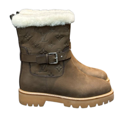 Ботинки Louis Vuitton Territory Темно коричневые F