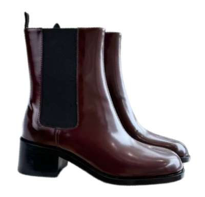 Ботинки Maison Margiela Tabi City Бордовые F