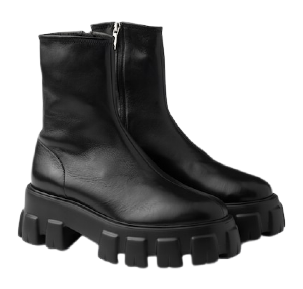 Ботинки Prada Monolith Черные F