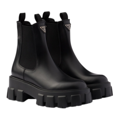 Ботинки Prada Monolith Черные F