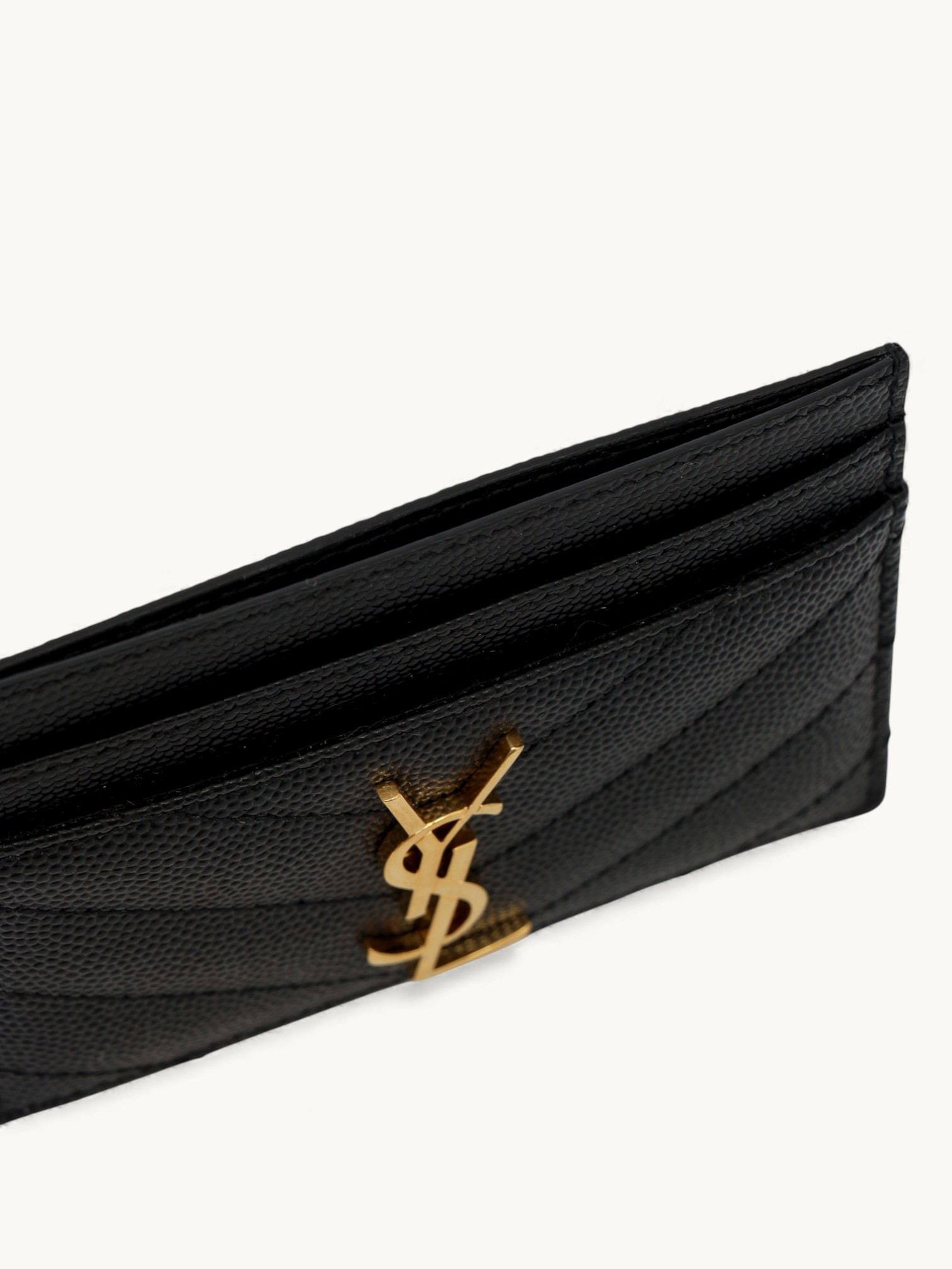 Держатель Для Карт Saint Laurent Cassandre Matelass Черная N