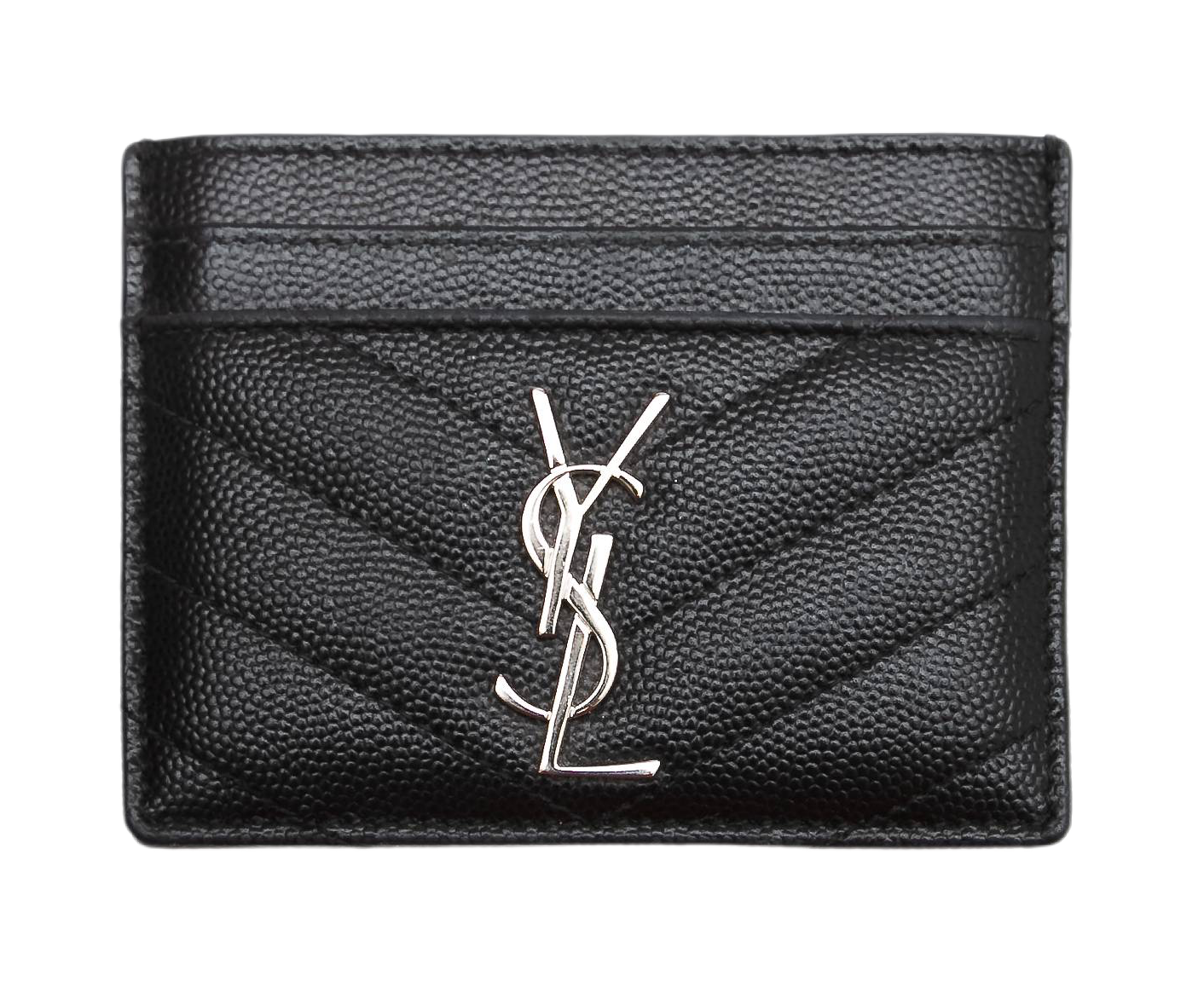 Держатель Для Карт Saint Laurent Cassandre Matelass Черная N