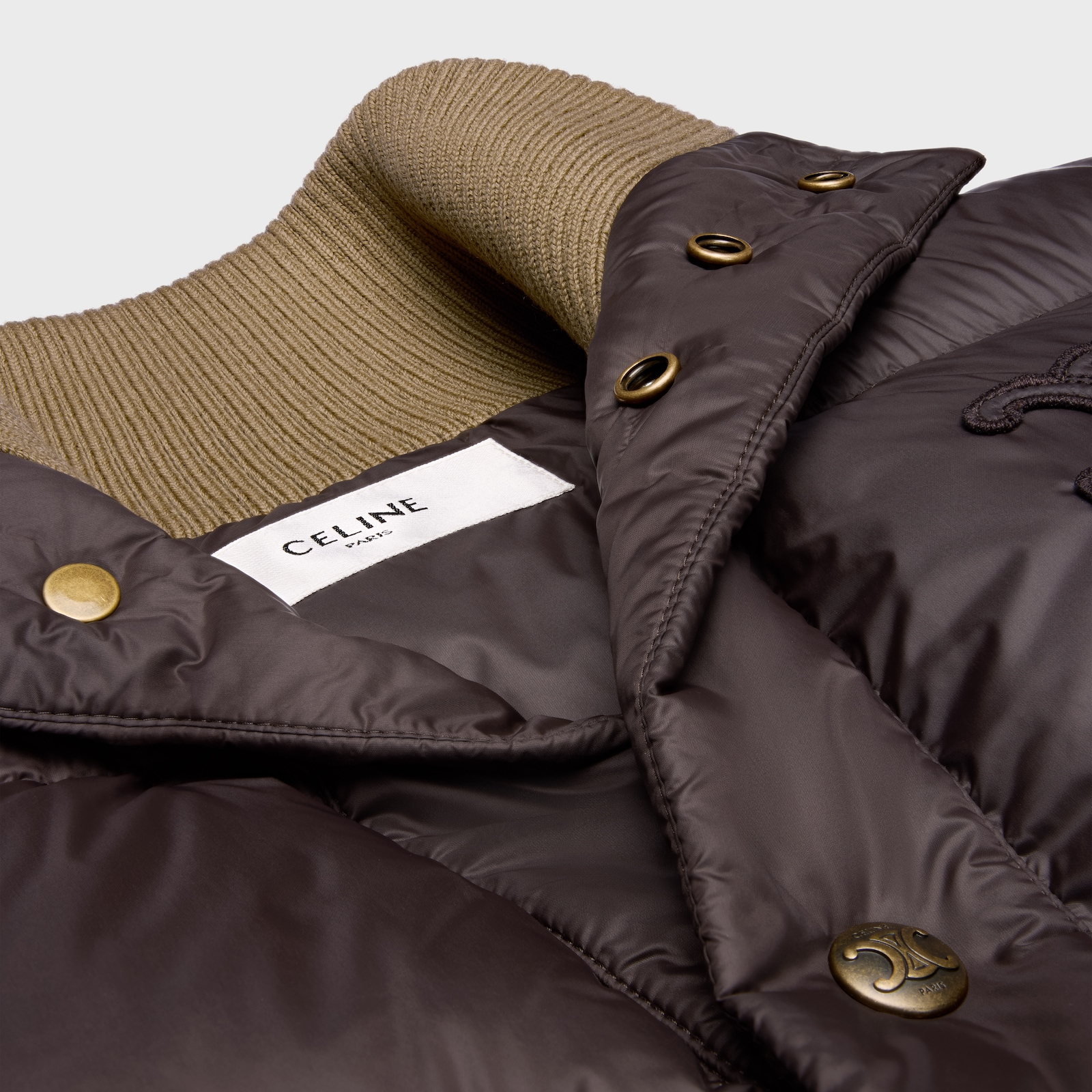 Жилет Celine Темно коричневый F