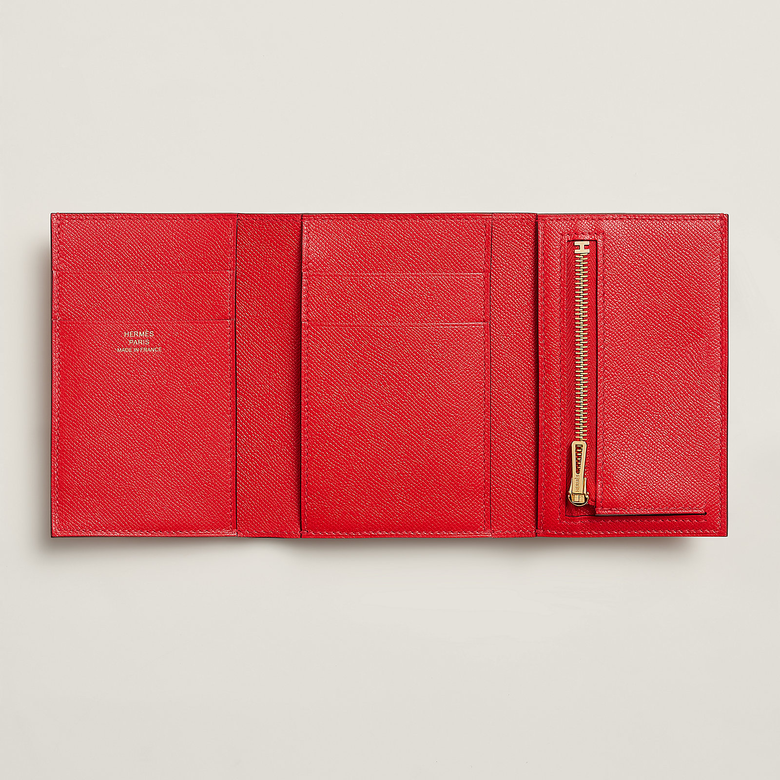 Кошелек Hermes Bearn Красный N