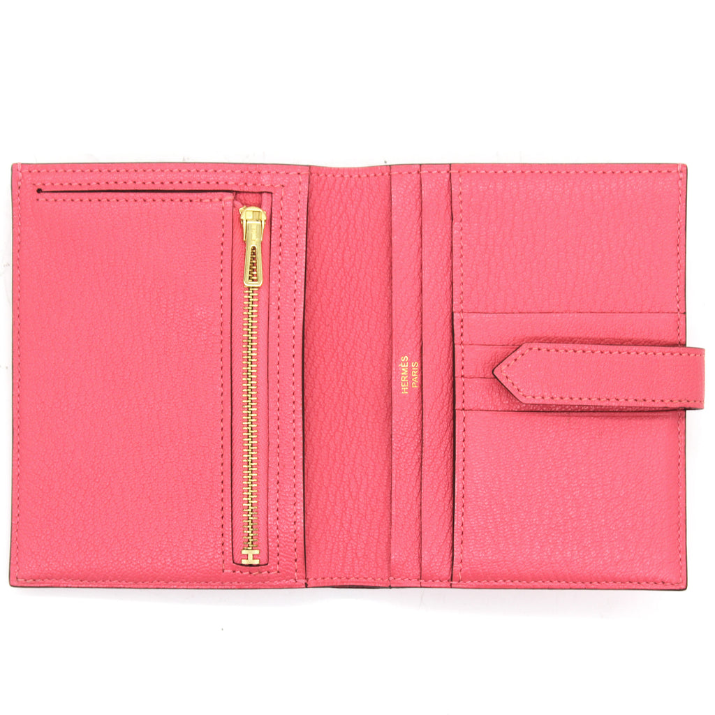 Кошелек Hermes Bearn Розовый N