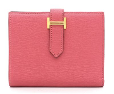 Кошелек Hermes Bearn Розовый N