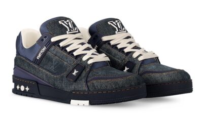 Кроссовки Louis Vuitton Lv Trainer Темно синие M