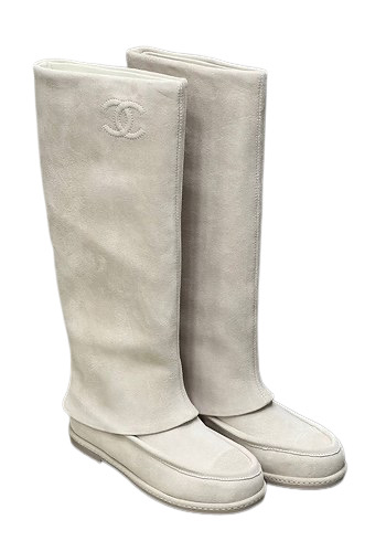 Сапоги Chanel Ul Белые F