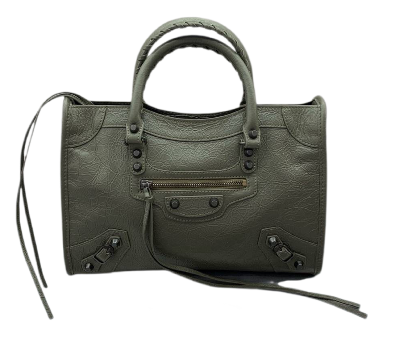 Сумка Balenciaga Le City Small Темно зеленая N