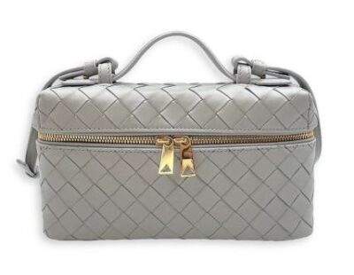 Сумка Bottega Veneta Bang Bang Intrecciato Серая N