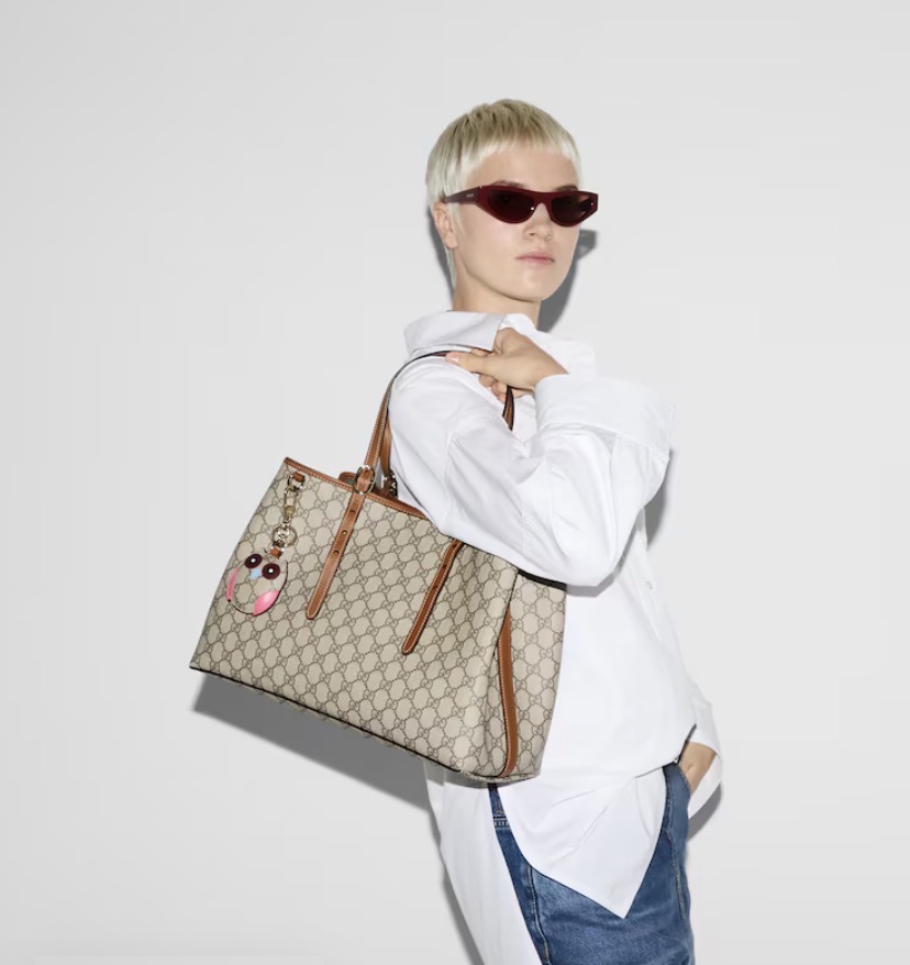 Сумка Gucci Gg Emblem Бежевая N