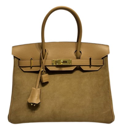 Сумка Hermes Birkin Swift Коричнево бежевая N