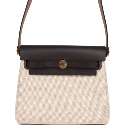 Сумка Hermes Herbag Zip Mini Бежевая N