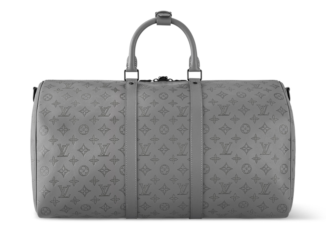 Сумка Louis Vuitton Keepall Bandouli Серая N