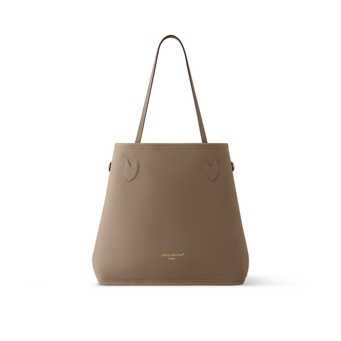 Сумка Louis Vuitton Neverfull Inside Out Mm Коричнево бежевая N