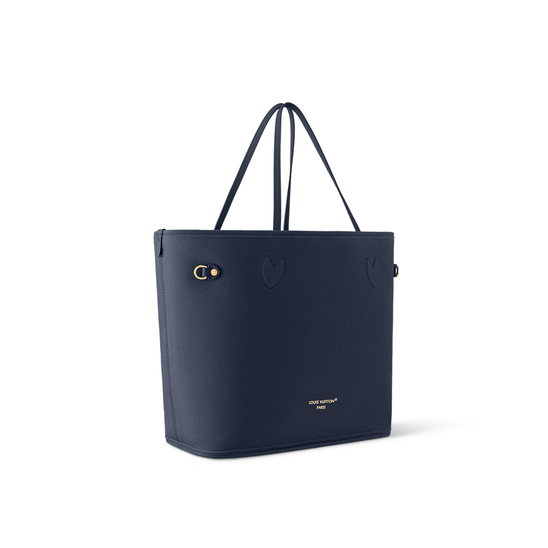 Сумка Louis Vuitton Neverfull Inside Out Mm Синяя N