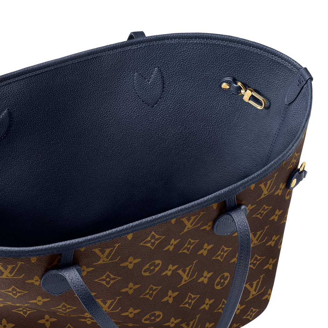 Сумка Louis Vuitton Neverfull Inside Out Mm Синяя N