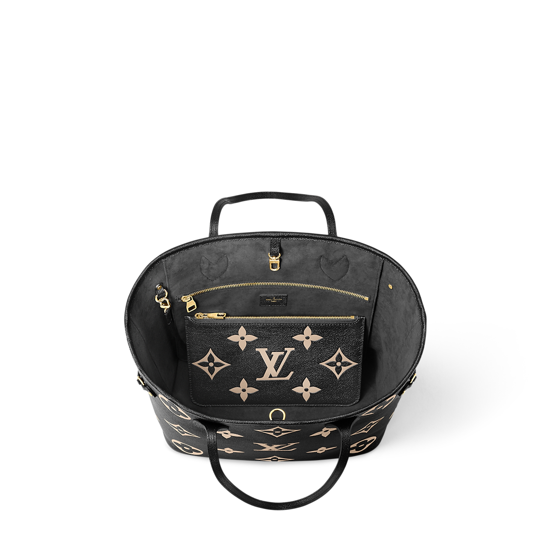 Сумка Louis Vuitton Neverfull Mm Черная N