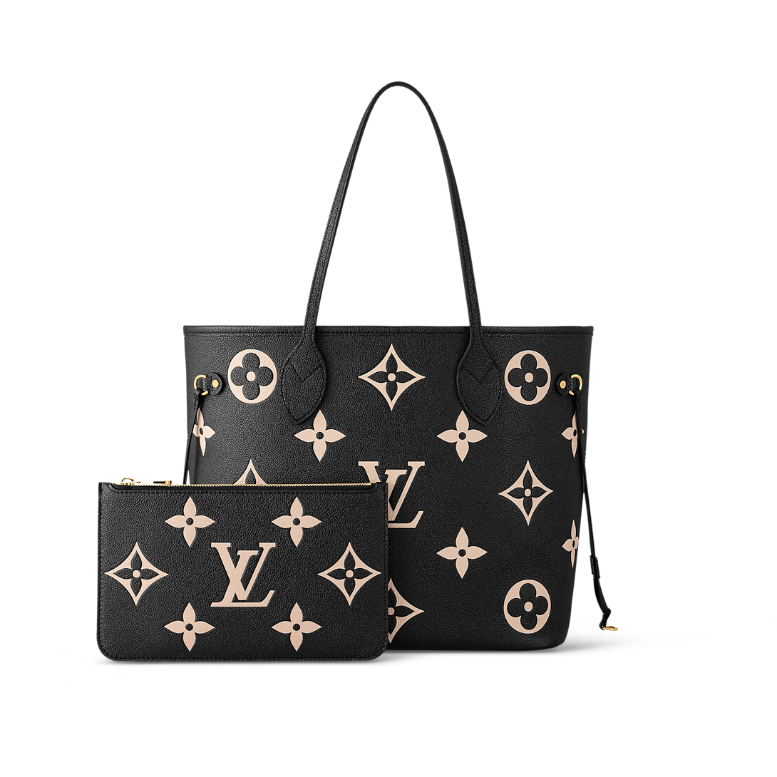 Сумка Louis Vuitton Neverfull Mm Черная N