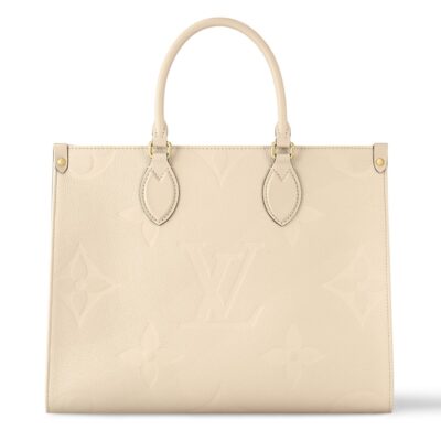 Сумка Louis Vuitton Onthego Mm Кремовая N