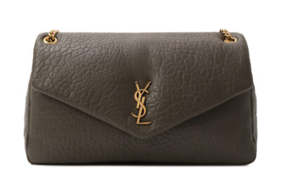 Сумка Saint Laurent Calypso Large Темно зеленая N