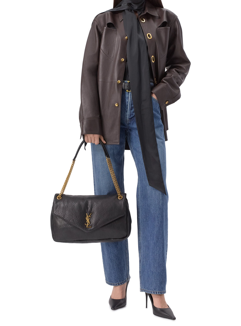 Сумка Saint Laurent Calypso Large Черная N