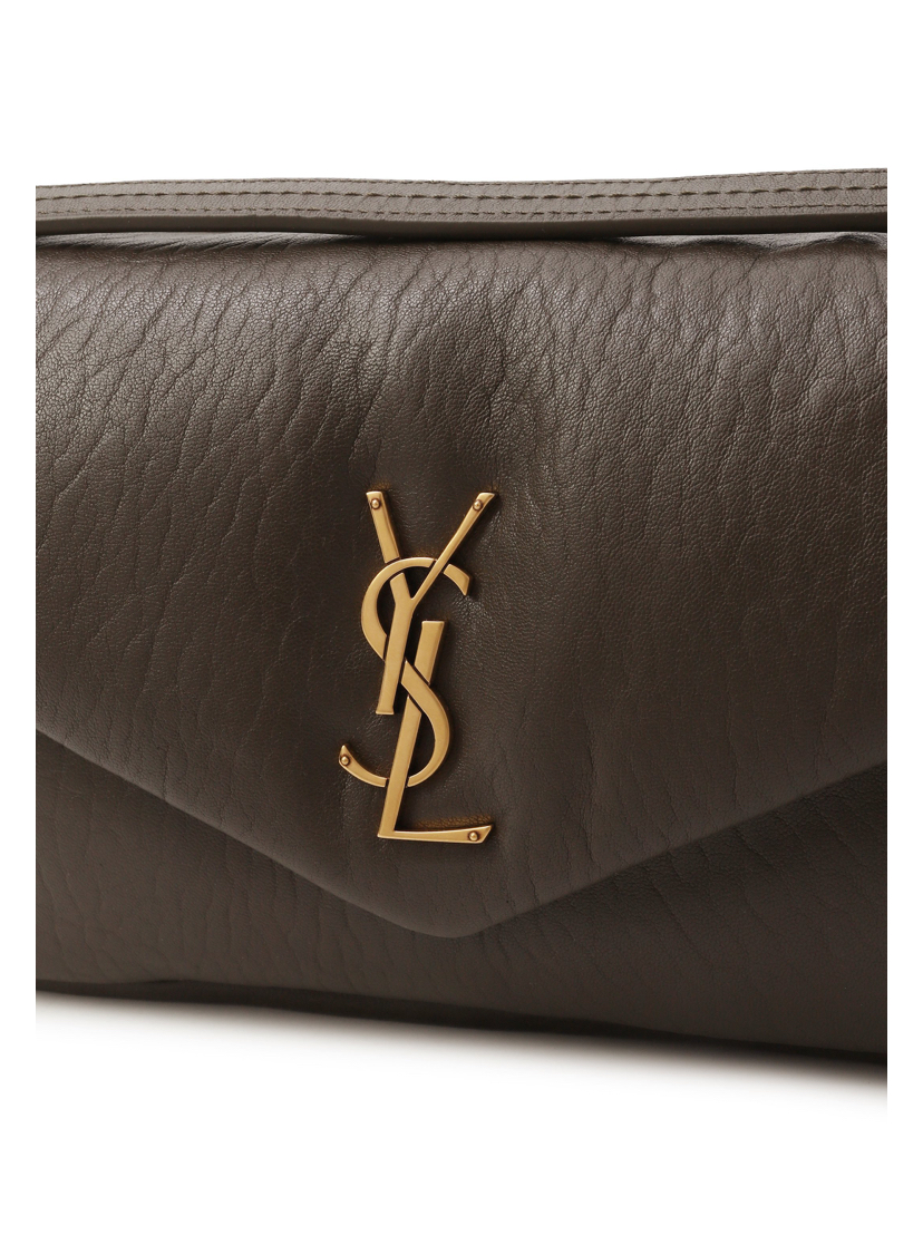 Сумка Saint Laurent Calypso Medium Темно зеленая N