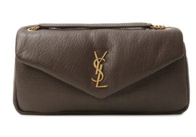 Сумка Saint Laurent Calypso Medium Темно зеленая N