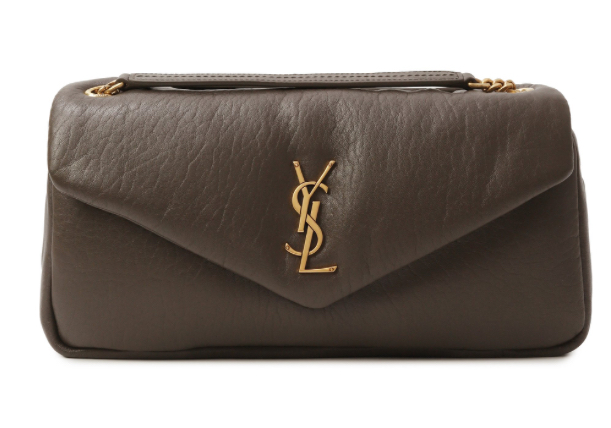 Сумка Saint Laurent Calypso Medium Темно зеленая N