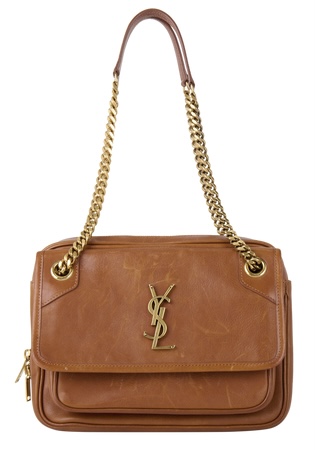 Сумка Saint Laurent Niki Medium Коричневая N