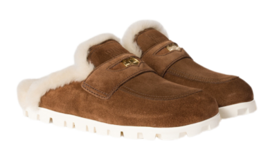 Тапочки Miu Miu Ul Темно коричневые F