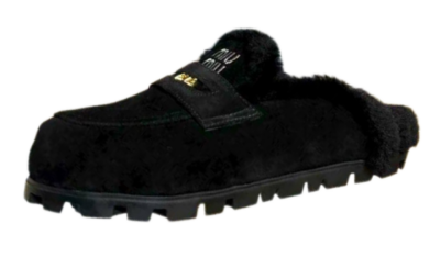 Тапочки Miu Miu Ul Черные F